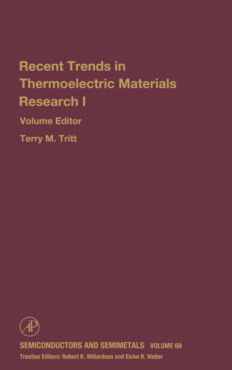 Advances in Thermoelectric Materials I 1