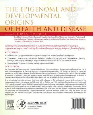 bokomslag The Epigenome and Developmental Origins of Health and Disease