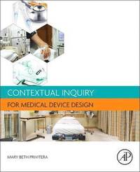 bokomslag Contextual Inquiry for Medical Device Design