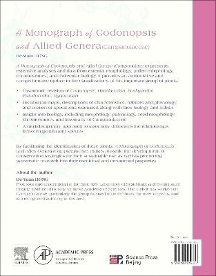 De-Yuan Hong - A Monograph of Codonopsis and Allied Genera (Campanulaceae), Inbunden