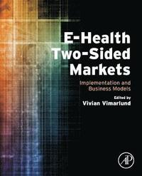 bokomslag E-Health Two-Sided Markets