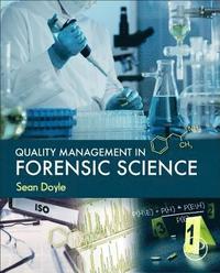 bokomslag Quality Management in Forensic Science