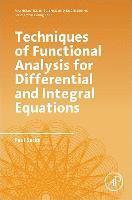 bokomslag Techniques of Functional Analysis for Differential and Integral Equations