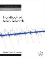 Handbook of Sleep Research, Inbunden