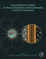 Francisco J. Barba, Oleksii Parniakov, Artur Wiktor - Pulsed Electric Fields to Obtain Healthier and Sustainable Food for Tomorrow, Häftad