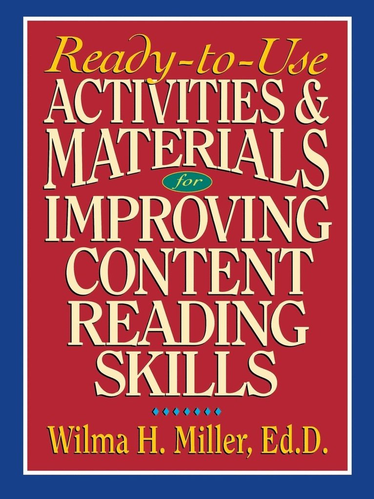 Ready-to-Use Activities & Materials for Improving Content Reading Skills 1