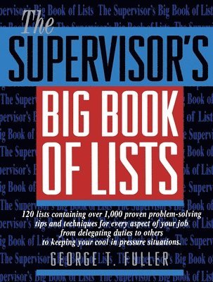 Supervisor's Big Book of Lists