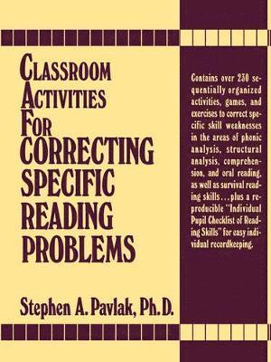 bokomslag Classroom Activities For Correcting Specific Reading Problems