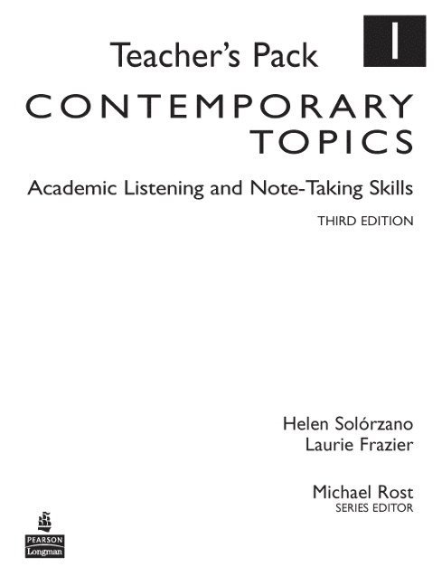 Helen Solorzano, Laurie Frazier - Contemporary Topics 1, Häftad