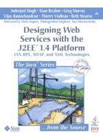 bokomslag Designing Web Services with the J2ee 1.4 Platform: Jax-RPC, Soap, and XML Technologies