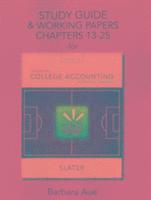 Study Guide & Working Papers for College Accounting