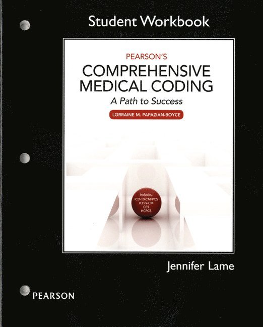 Workbook for Pearson's Comprehensive Medical Coding 1