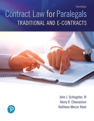 bokomslag Contract Law for Paralegals