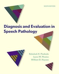bokomslag Diagnosis and Evaluation in Speech Pathology
