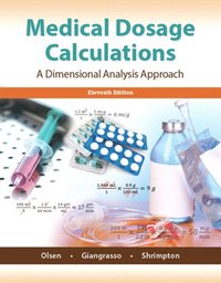 bokomslag Medical Dosage Calculations