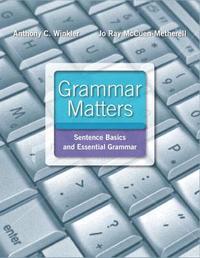 bokomslag Grammar Matters Plus Mylab Writing with Pearson Etext -- Access Card Package