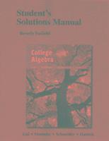 bokomslag Student Solutions Manual for College Algebra