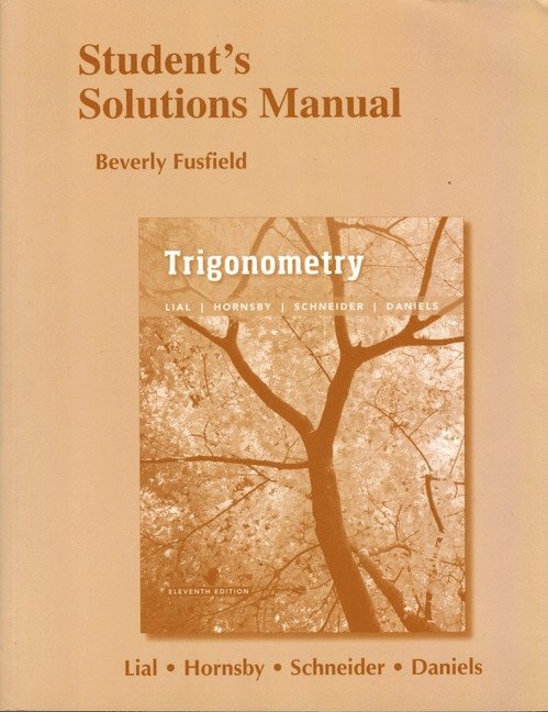 Student's Solutions Manual for Trigonometry 1