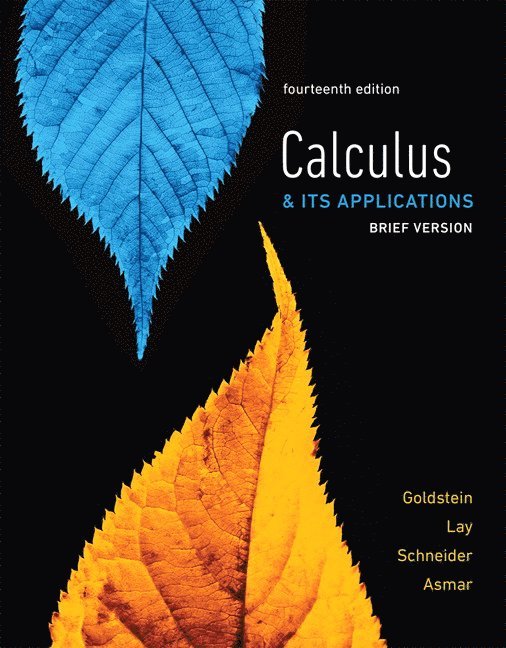 Larry Goldstein, David Lay, David Schneider, Nakhle Asmar - Calculus & Its Applications, Brief Version, Inbunden