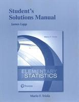 bokomslag Student's Solutions Manual for Elementary Statistics