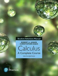 bokomslag Student Solutions Manual for Calculus: A Complete Course