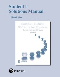 bokomslag Student Solutions Manual for Statistics for Business