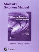 bokomslag Student Solutions Manual for Differential Equations and Linear Algebra