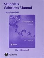 bokomslag Student Solutions Manual for Prealgebra