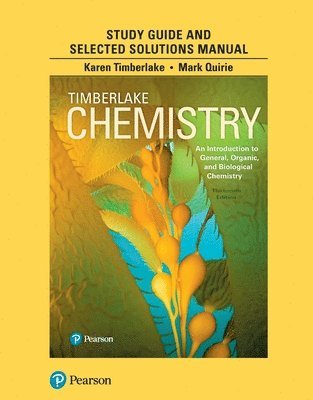 bokomslag Student Study Guide and Selected Solutions Manual for Chemistry