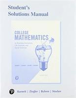 bokomslag Student Solutions Manual for College Mathematics for Business, Economics, Life Sciences, and Social Sciences