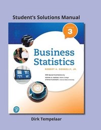 bokomslag Student Solutions Manual for Business Statistics