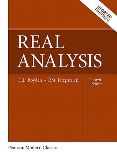 Halsey Royden, Patrick Fitzpatrick - Real Analysis (Classic Version), Häftad