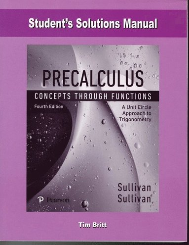 bokomslag Student Solutions Manual for Precalculus