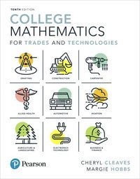 bokomslag College Mathematics for Trades and Technologies