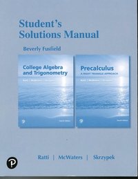 bokomslag Student Solutions Manual for College Algebra and Trigonometry and Precalculus