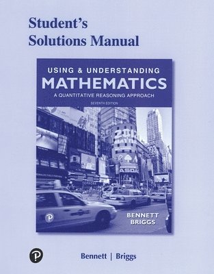 bokomslag Student Solutions Manual for Using & Understanding Mathematics