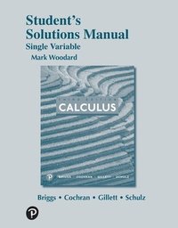 bokomslag Student Solutions Manual for Single Variable Calculus