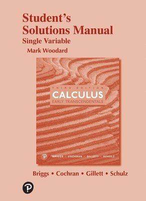 Student Solutions Manual for Single Variable Calculus 1