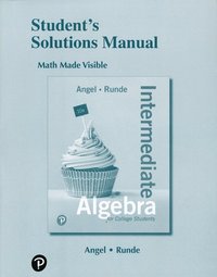 bokomslag Student Solutions Manual for Intermediate Algebra for College Students