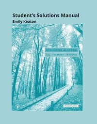 bokomslag Student Solutions Manual for Beginning Algebra