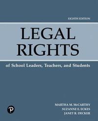bokomslag Legal Rights of School Leaders, Teachers, and Students