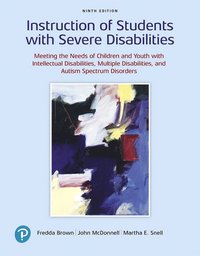 bokomslag Instruction of Students with Severe Disabilities