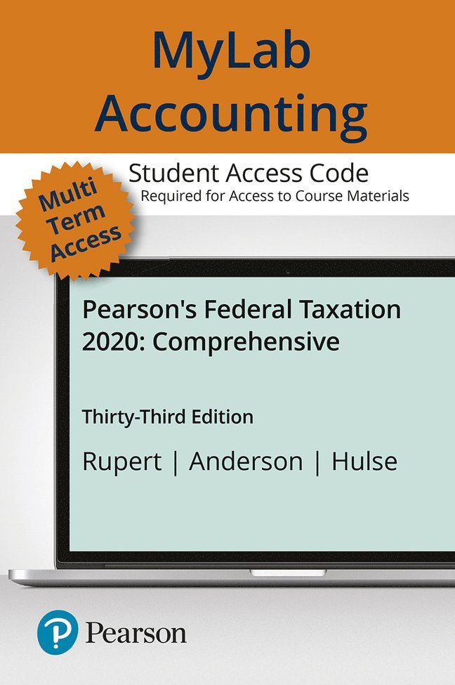 Pearson's Federal Taxation 2020 Comprehensive