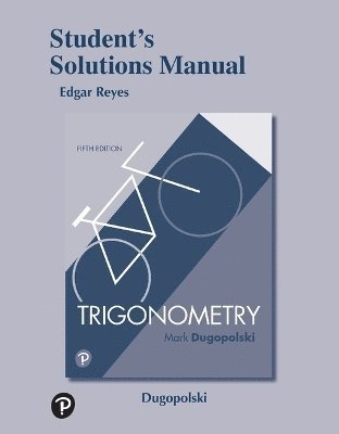 bokomslag Student Solutions Manual for Trigonometry