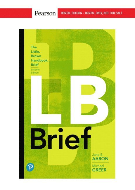 Jane Aaron, Michael Greer - Little, Brown Handbook, The, Brief Edition, Häftad