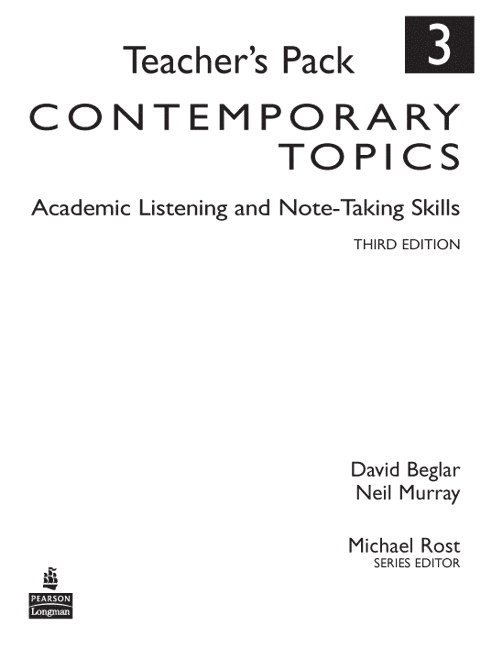 Contemporary Topics 3 1