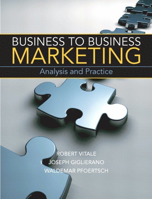 Robert Vitale, Waldemar Pfoertsch - Business-To-Business Marketing: Analysis and Practice, Inbunden