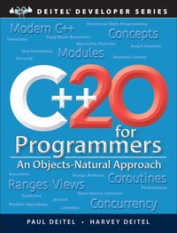 bokomslag C++20 for Programmers