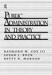 bokomslag Public Administration in Theory and Practice