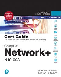 bokomslag CompTIA Network+ N10-008 Cert Guide, Deluxe Edition
